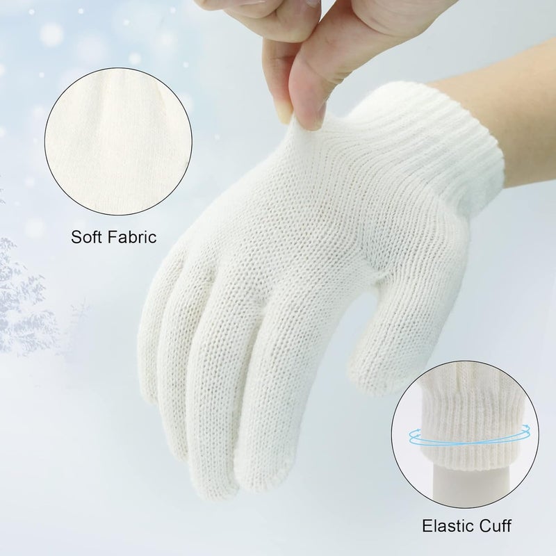 POXIMI Store Baby Warm Earmuffs Kid Magic Gloves Girl Soft Plush Ear Muffs Toddler Knit Mittens for Boy Winter Ear Warmer Set - Image 4